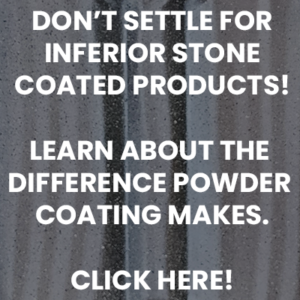 Powder coating vs stone coating
