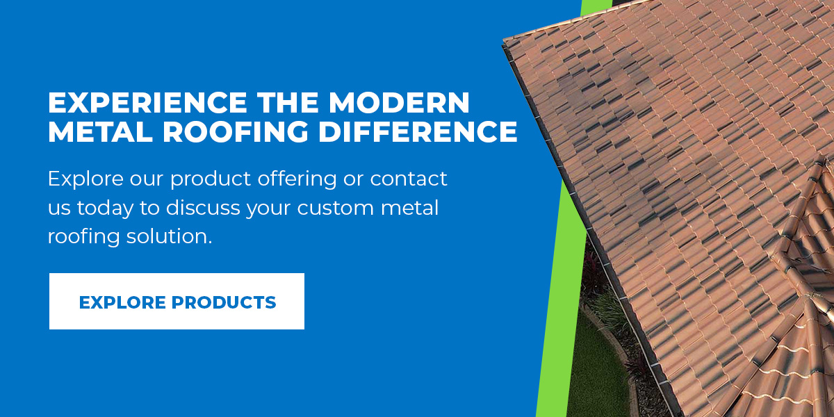 experience the modern metal roofing difference CTA graphic